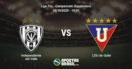 Independiente del Valle LDU de Quito Liga Pro Campeonato Equatoriano 26102025 1800