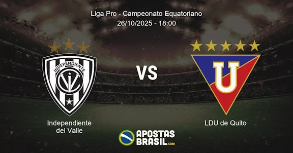 Independiente del Valle LDU de Quito Liga Pro Campeonato Equatoriano 26102025 1800