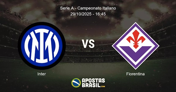Inter Fiorentina Serie A Campeonato Italiano 29102025 1645