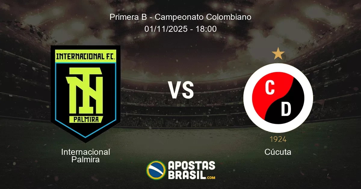 Internacional Palmira Ccuta Primera B Campeonato Colombiano 01112025 1800