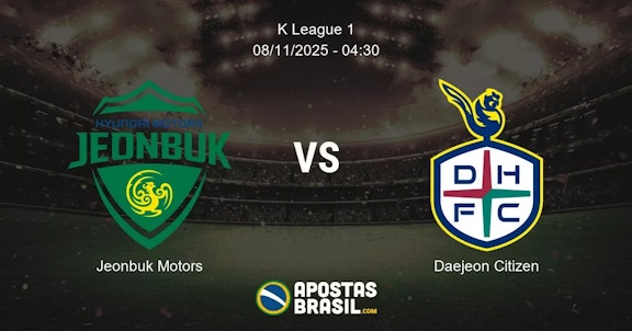 Jeonbuk Motors Daejeon Citizen K League 1 08112025 0430