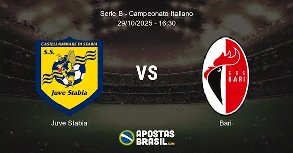 Juve Stabia Bari Serie B Campeonato Italiano 29102025 1630