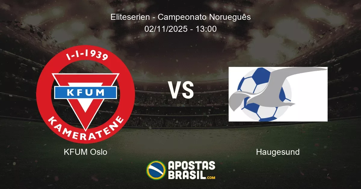 KFUM Oslo Haugesund Eliteserien Campeonato Noruegus 02112025 1300