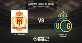KV Mechelen Union St Gilloise Jupiler Pro League da Blgica 09112025 1515