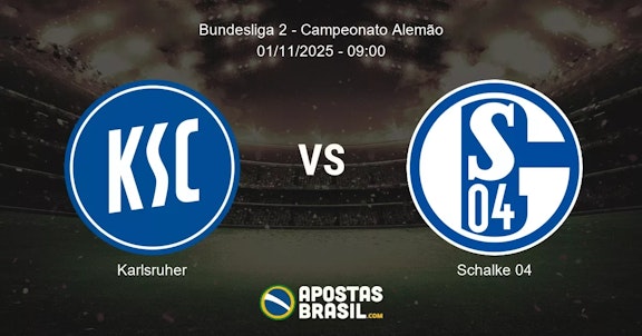 Karlsruher Schalke 04 Bundesliga 2 Campeonato Alemo 01112025 0900