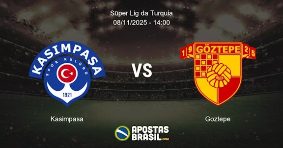 Kasimpasa Goztepe Sper Lig da Turquia 08112025 1400
