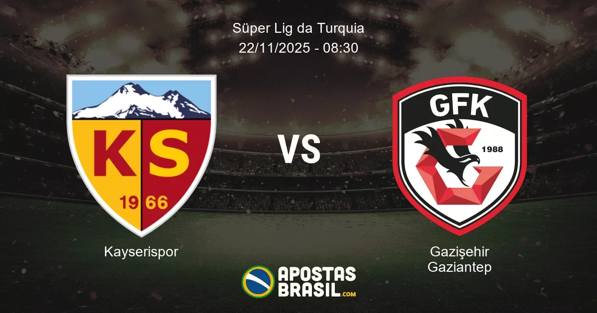 Kayserispor Gaziehir Gaziantep Sper Lig da Turquia 22112025 0830