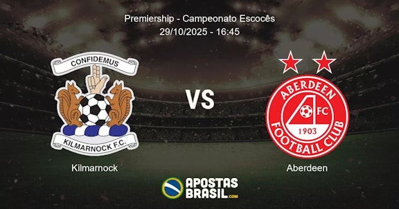 Kilmarnock Aberdeen Premiership Campeonato Escocs 29102025 1645