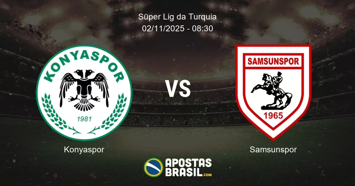 Konyaspor Samsunspor Sper Lig da Turquia 02112025 0830