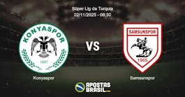 Konyaspor Samsunspor Sper Lig da Turquia 02112025 0830