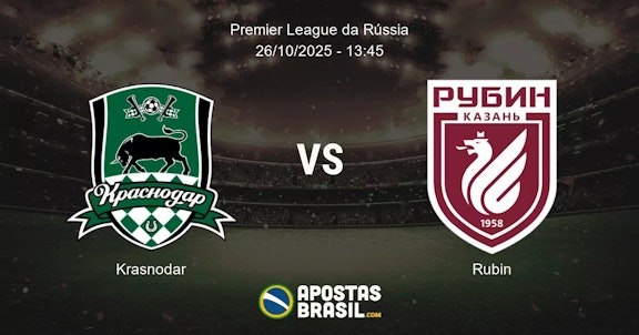 Krasnodar Rubin Premier League da Rssia 26102025 1345