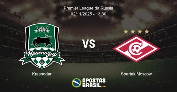 Krasnodar Spartak Moscow Premier League da Rssia 02112025 1330