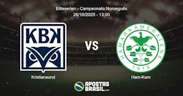 Kristiansund Ham Kam Eliteserien Campeonato Noruegus 26102025 1300