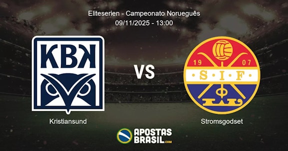Kristiansund Stromsgodset Eliteserien Campeonato Noruegus 09112025 1300