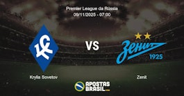 Krylia Sovetov Zenit Premier League da Rssia 09112025 0700