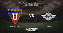 LDU de Quito Libertad Liga Pro Campeonato Equatoriano 08112025 2100