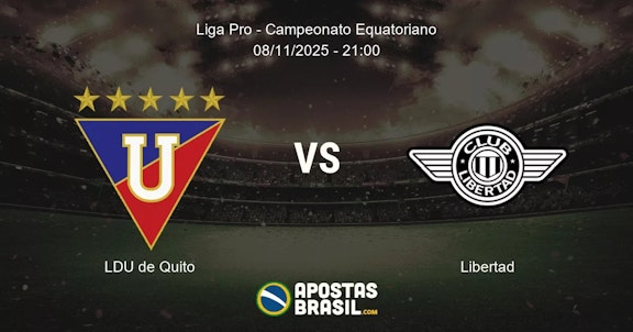 LDU de Quito Libertad Liga Pro Campeonato Equatoriano 08112025 2100