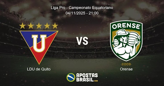 LDU de Quito Orense Liga Pro Campeonato Equatoriano 04112025 2100