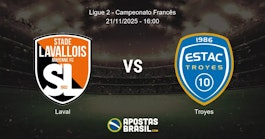 Laval Troyes Ligue 2 Campeonato Francs 21112025 1600