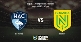 Le Havre Nantes Ligue 1 Campeonato Francs 08112025 1500