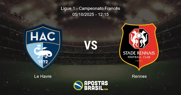 Le Havre Rennes Ligue 1 Campeonato Francs 05102025 1215