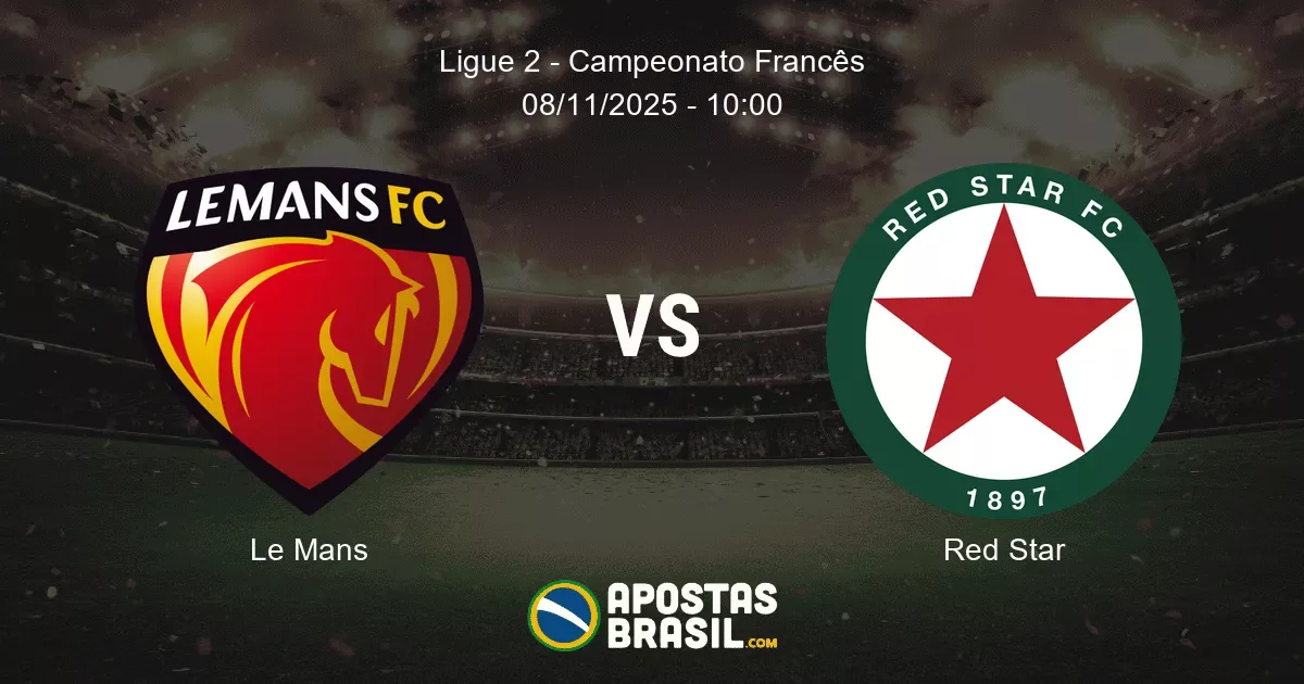 Le Mans Red Star Ligue 2 Campeonato Francs 08112025 1000