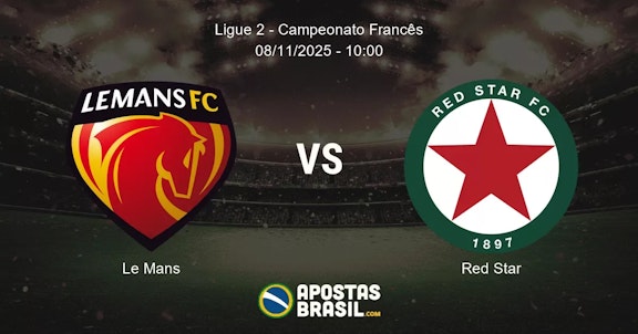 Le Mans Red Star Ligue 2 Campeonato Francs 08112025 1000