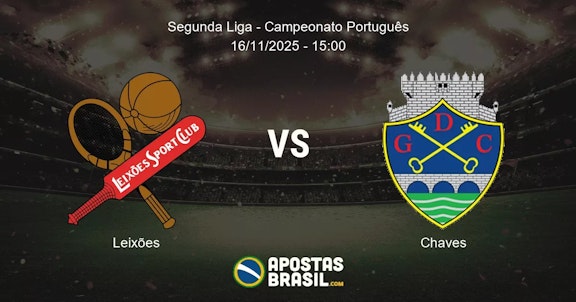 Leixes Chaves Segunda Liga Campeonato Portugus 16112025 1500