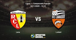 Lens Lorient Ligue 1 Campeonato Francs 02112025 1315