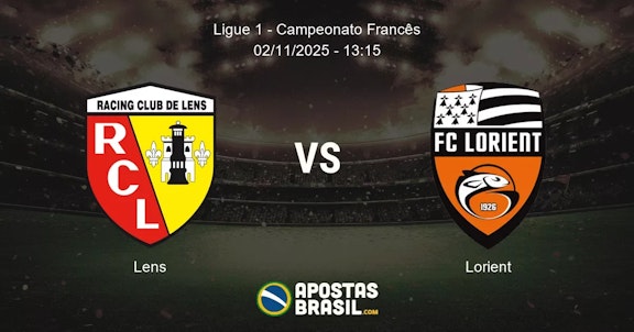 Lens Lorient Ligue 1 Campeonato Francs 02112025 1315