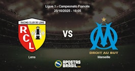 Lens Marseille Ligue 1 Campeonato Francs 25102025 1605