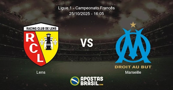 Lens Marseille Ligue 1 Campeonato Francs 25102025 1605