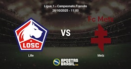 Lille Metz Ligue 1 Campeonato Francs 26102025 1100