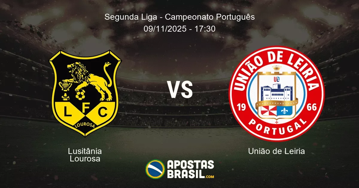 Lusitnia Lourosa Unio de Leiria Segunda Liga Campeonato Portugus 09112025 1730