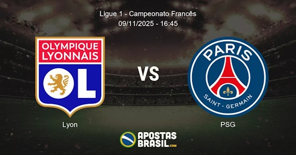 Lyon PSG Ligue 1 Campeonato Francs 09112025 1645