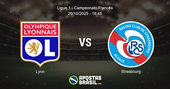 Lyon Strasbourg Ligue 1 Campeonato Francs 26102025 1645