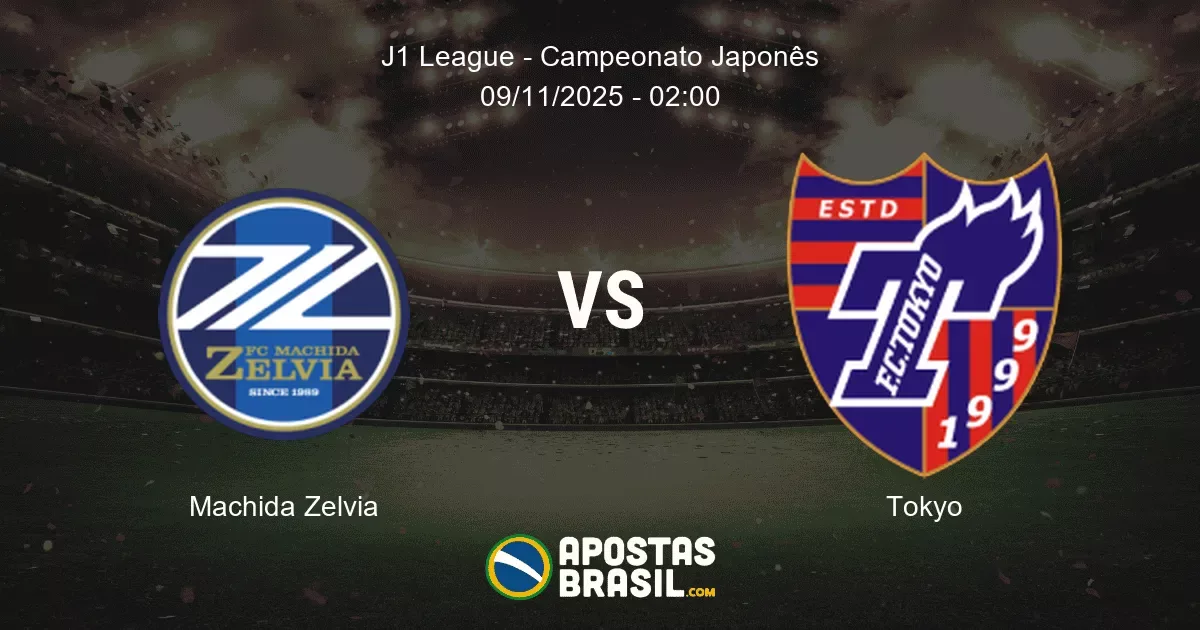 Machida Zelvia Tokyo J1 League Campeonato Japons 09112025 0200