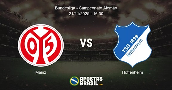 Mainz Hoffenheim Bundesliga Campeonato Alemo 21112025 1630