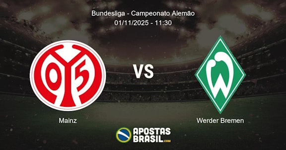 Mainz Werder Bremen Bundesliga Campeonato Alemo 01112025 1130