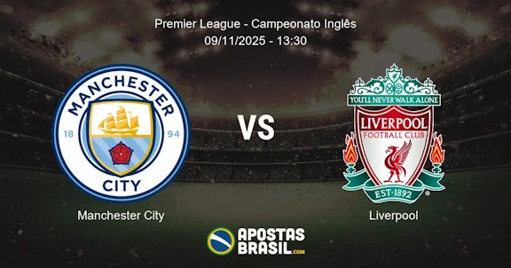 Manchester City Liverpool Premier League Campeonato Ingls 09112025 1330