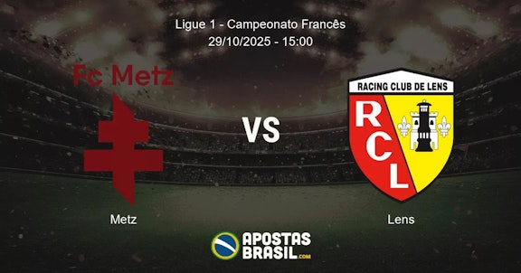 Metz Lens Ligue 1 Campeonato Francs 29102025 1500