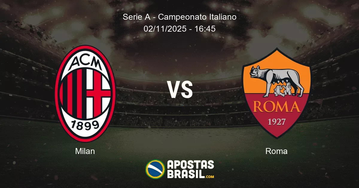 Milan Roma Serie A Campeonato Italiano 02112025 1645