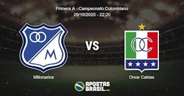 Millonarios Once Caldas Primera A Campeonato Colombiano 29102025 2220