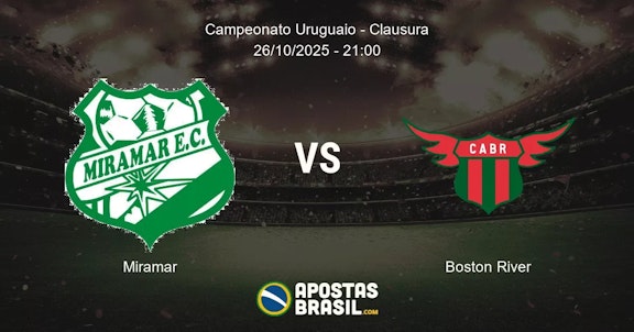 Miramar Boston River Campeonato Uruguaio Clausura 26102025 2100
