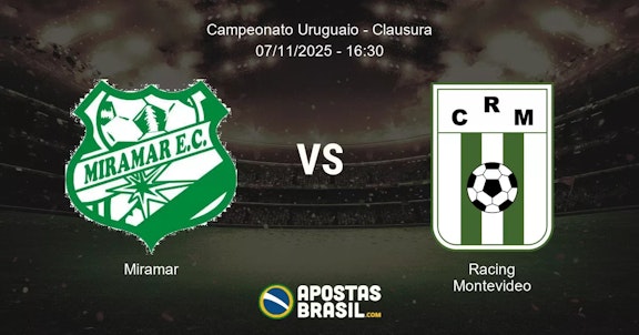 Miramar Racing Montevideo Campeonato Uruguaio Clausura 07112025 1630