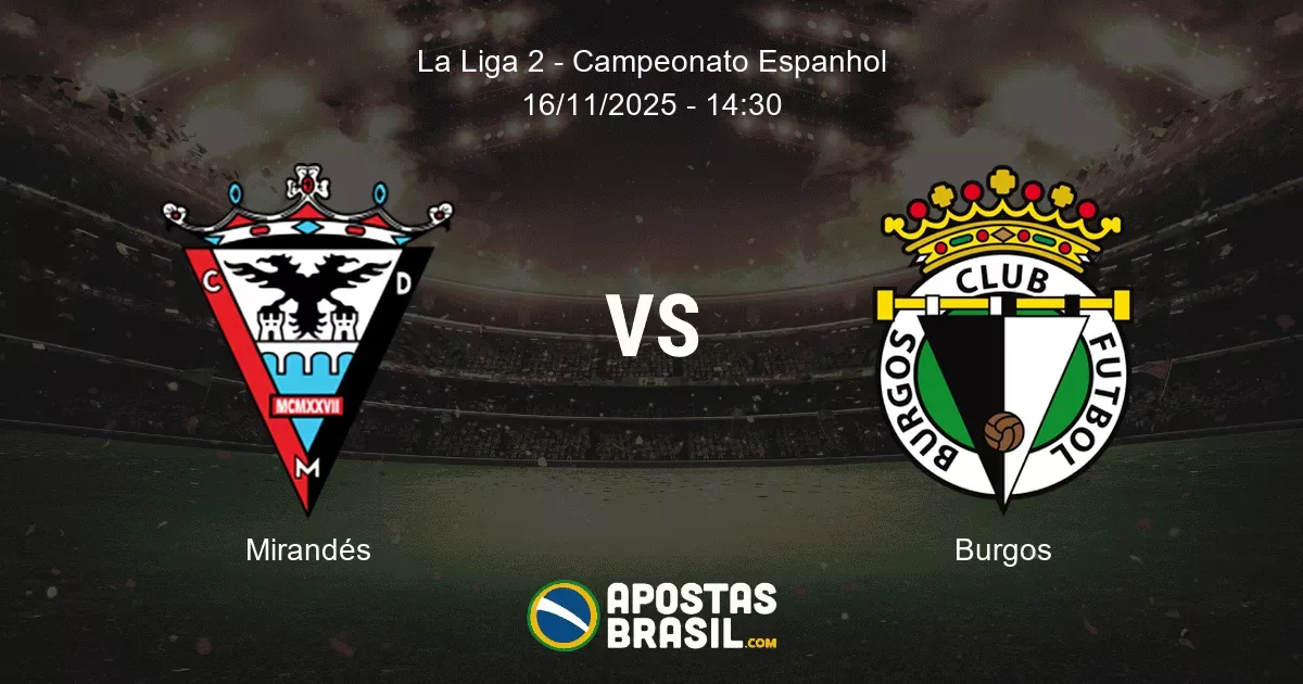 Mirands Burgos La Liga 2 Campeonato Espanhol 16112025 1430