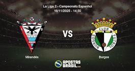 Mirands Burgos La Liga 2 Campeonato Espanhol 16112025 1430