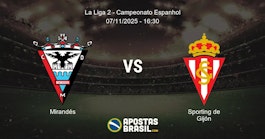 Mirands Sporting de Gijn La Liga 2 Campeonato Espanhol 07112025 1630