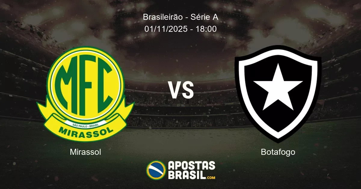 Mirassol Botafogo Brasileiro Srie A 01112025 1800