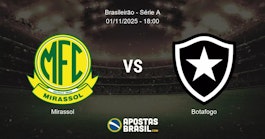 Mirassol Botafogo Brasileiro Srie A 01112025 1800